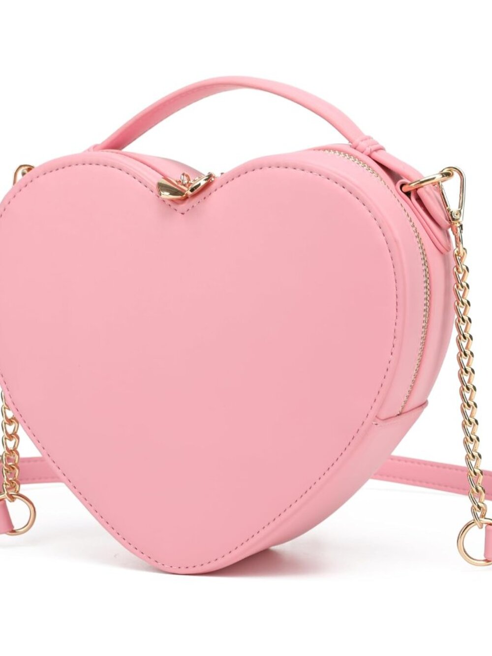 Heart Shape Crossbody Purse for Women – Cute Valentine’s Gift Handbag, Zip-Aroun